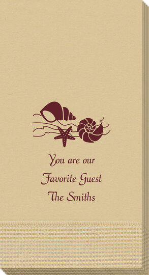 Sea Shells Guest Towels